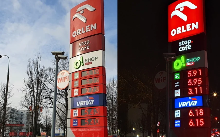 Tak zmieniły się ceny po obniżce VAT-u. Ta sama stacja 31 stycznia i 1 lutego