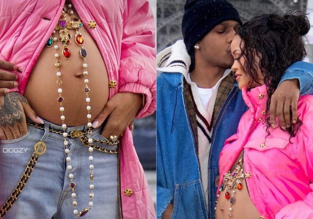 Rihanna jest w ciąży! Tata skomentował nowinę fot. Instagram (instagram.com/diggzy & instagram.com/pagesix)