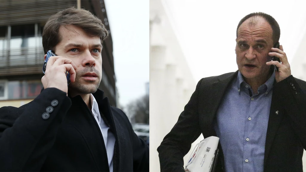 Michał Kołodziejczak i Paweł Kukiz Michał Kołodziejczak i Paweł Kukiz