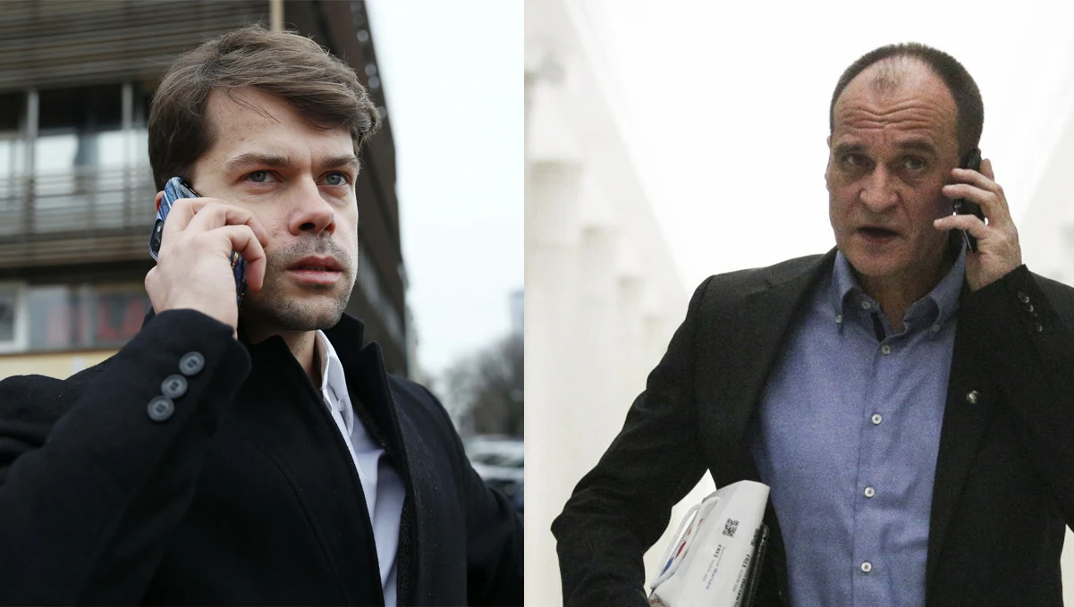 Michał Kołodziejczak i Paweł Kukiz Michał Kołodziejczak i Paweł Kukiz