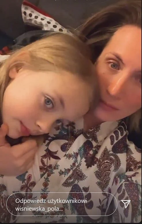 Pola Wiśniewska z córką Pola Wiśniewska z córką