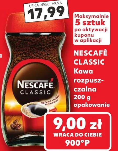 Nescafé Classic Kawa rozpuszczalna 200 g