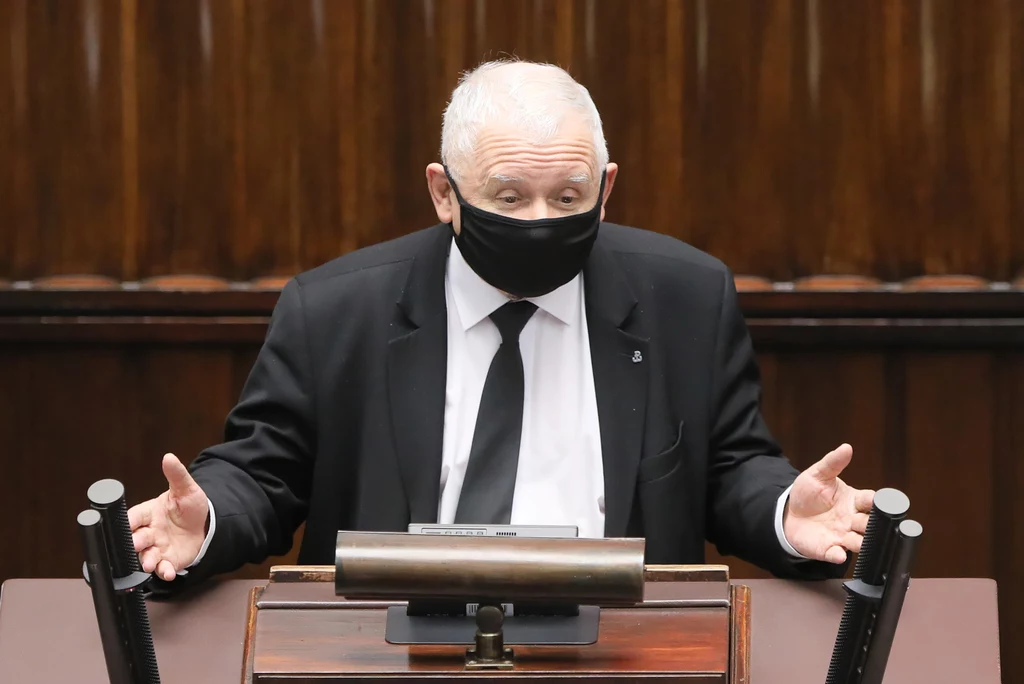 Jarosław Kaczyński w Sejmie Jarosław Kaczyński w Sejmie