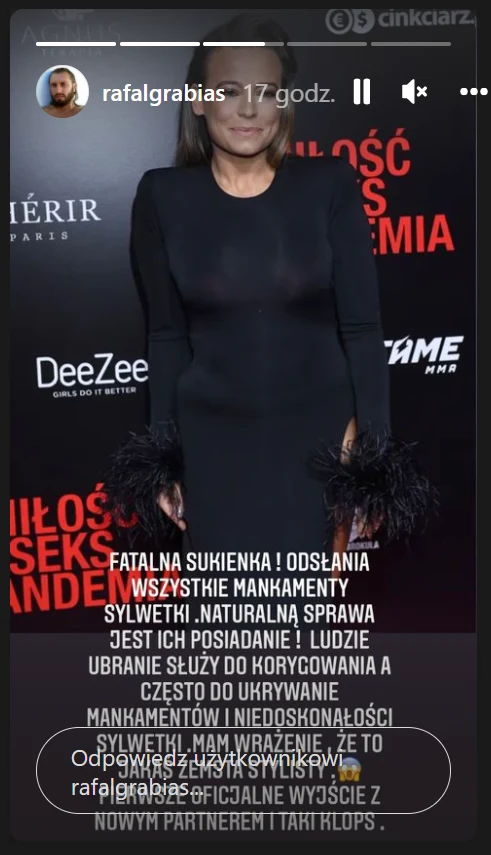 Rafał Grabias gani Annę Muchę za stylizację Rafał Grabias gani Annę Muchę za stylizację