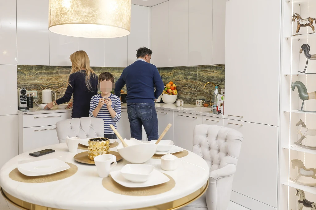 Małgorzata Opczowska z rodziną Małgorzata Opczowska z rodziną