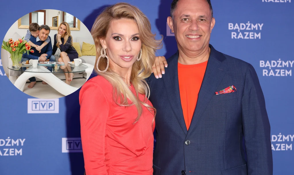 Opczowska i Łęski pokazali swój pałac /Fot. FORUM;AKPA/ Opczowska i Łęski pokazali swój pałac /Fot. FORUM;AKPA/