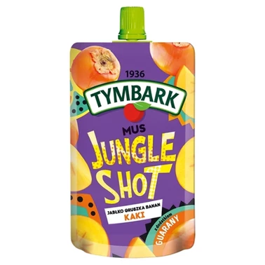 Tymbark Jungle Shot Mus jabłko gruszka banan kaki 200 g - 2