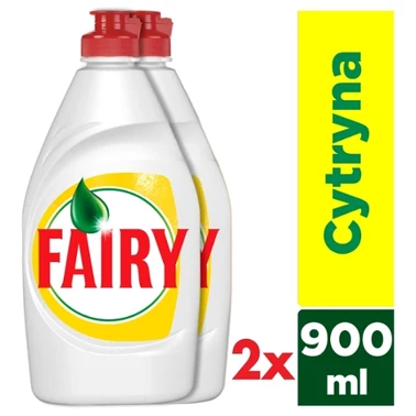 Fairy Lemon Płyn do mycia naczyń 2x900 ml - 0