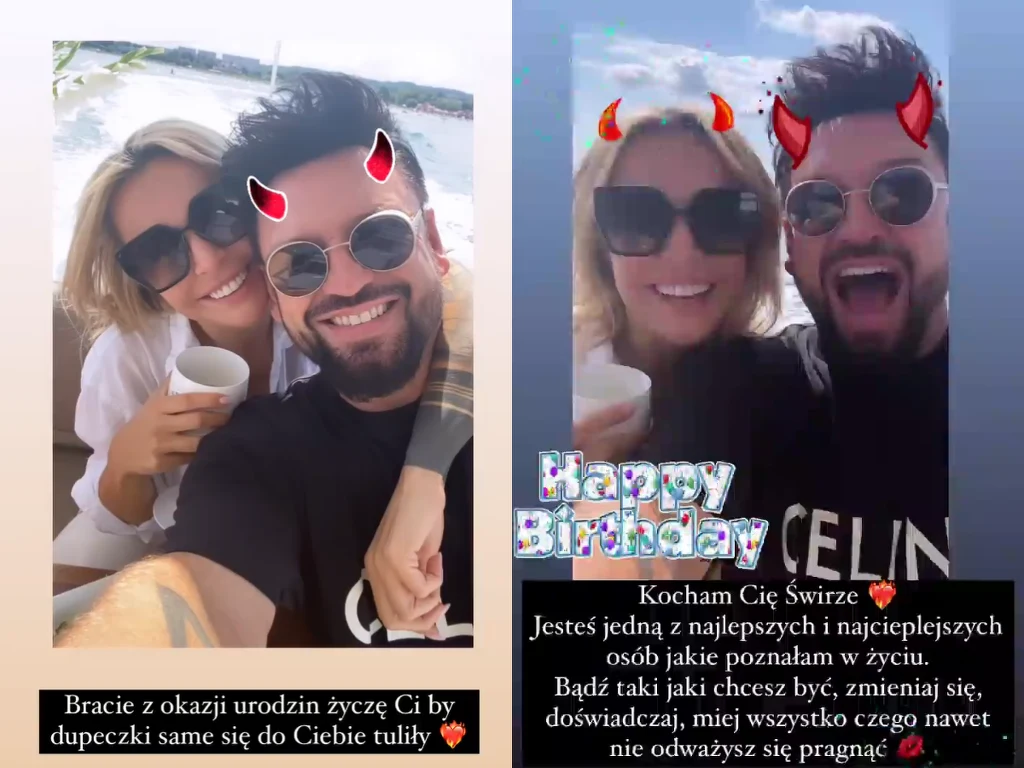 Blanka Lipińska i mąż Natalii Siwiec