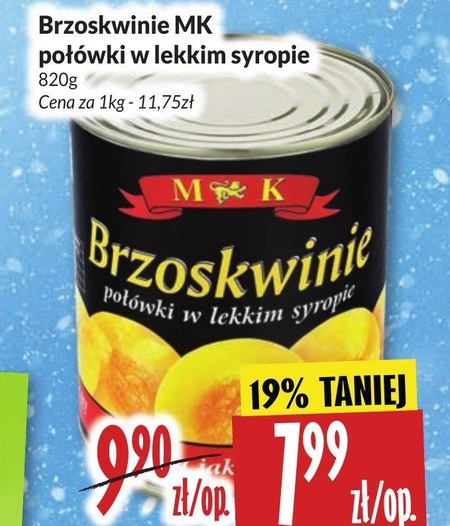 Brzoskwinie W Syropie Mk Taniej Promocja Hala Wola Ding Pl