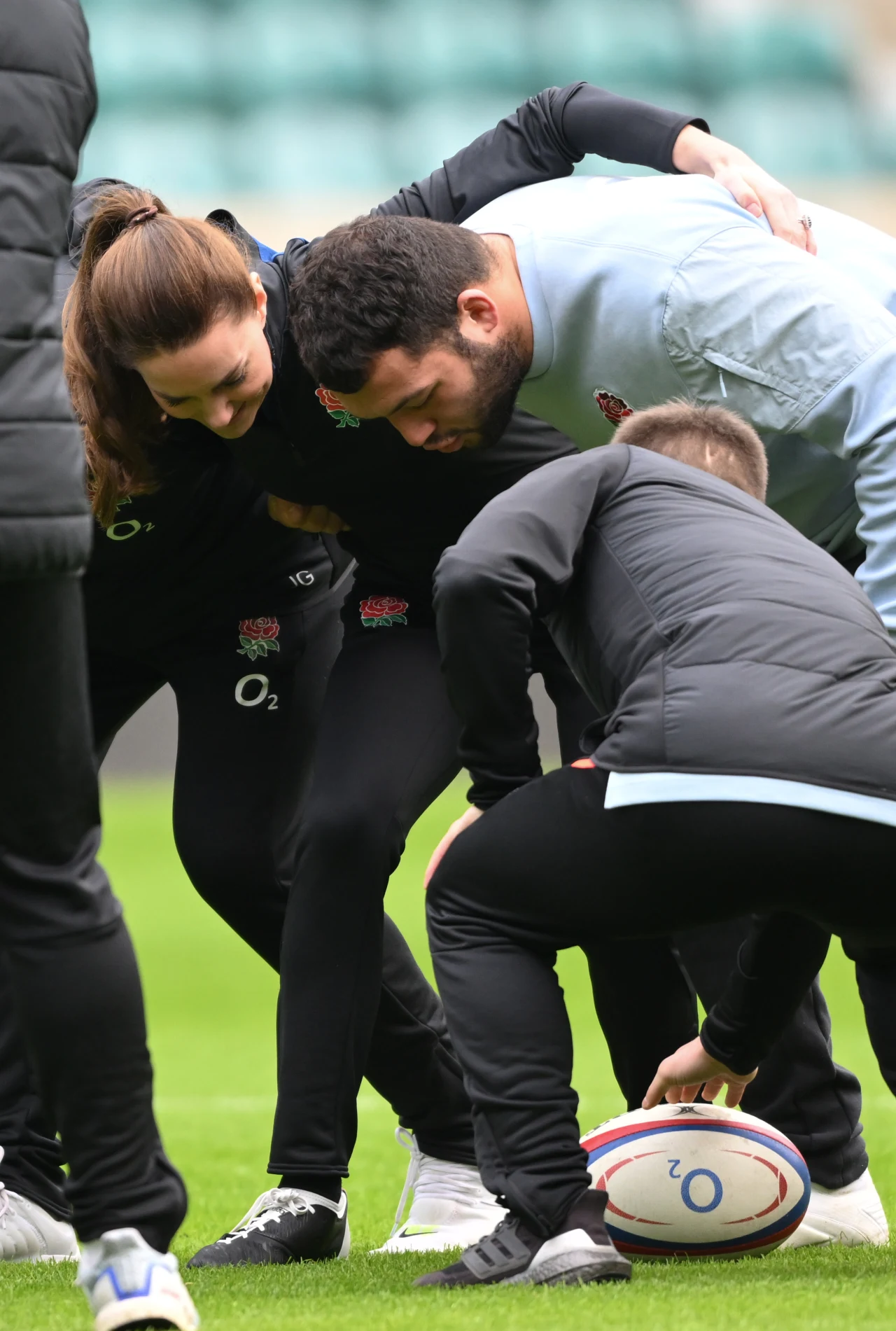 Księżna Kate na treningu rugby