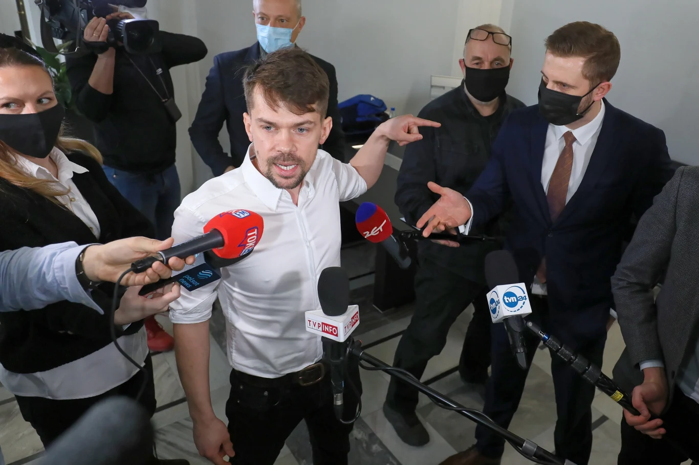 Michał Kołodziejczak w Senacie Michał Kołodziejczak w Senacie