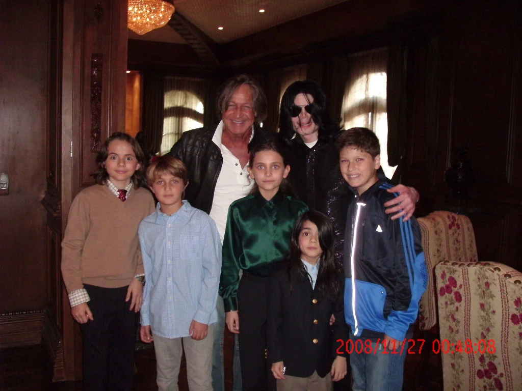 Michael Jackson z dziećmi rok 2008 