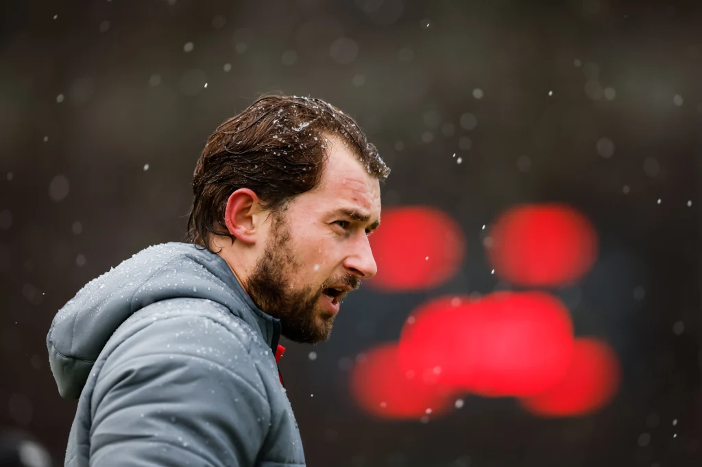 Tomasz Kaczmarek trener Lechii Gdańsk przed startem rundy wiosennej PKO BP Ekstraklasy Tomasz Kaczmarek trener Lechii Gdańsk przed startem rundy wiosennej PKO BP Ekstraklasy