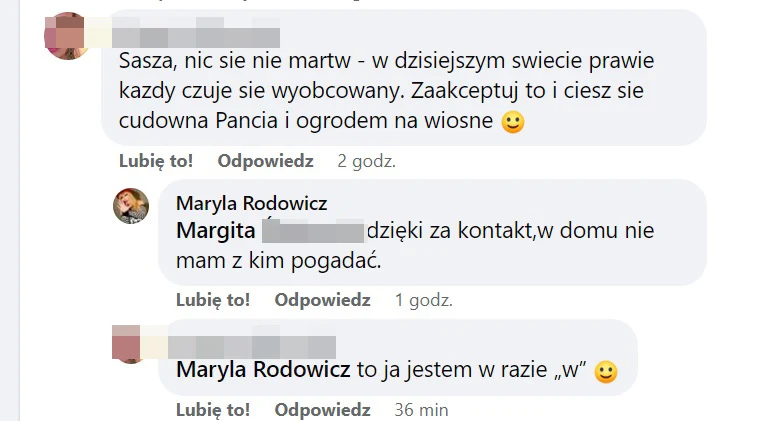 Maryla Rodowicz o sytuacji w domu Maryla Rodowicz o sytuacji w domu