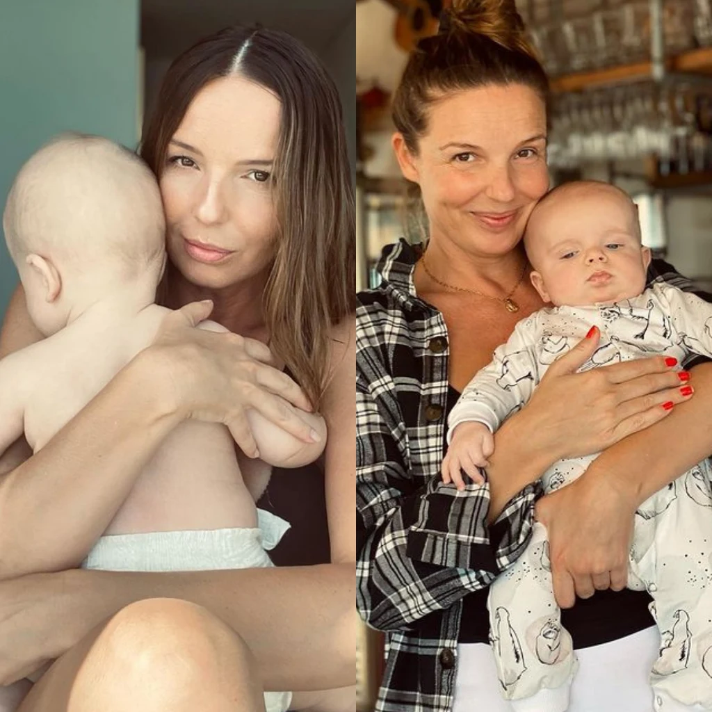 Agnieszka Włodarczyk z dzieckiem Agnieszka Włodarczyk z dzieckiem