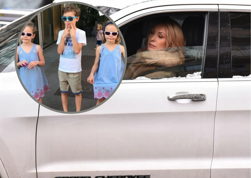 Anna Kalczyńska z dziećmi