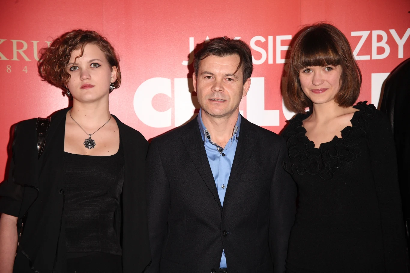 Jacek Braciak z córkami Jacek Braciak z córkami