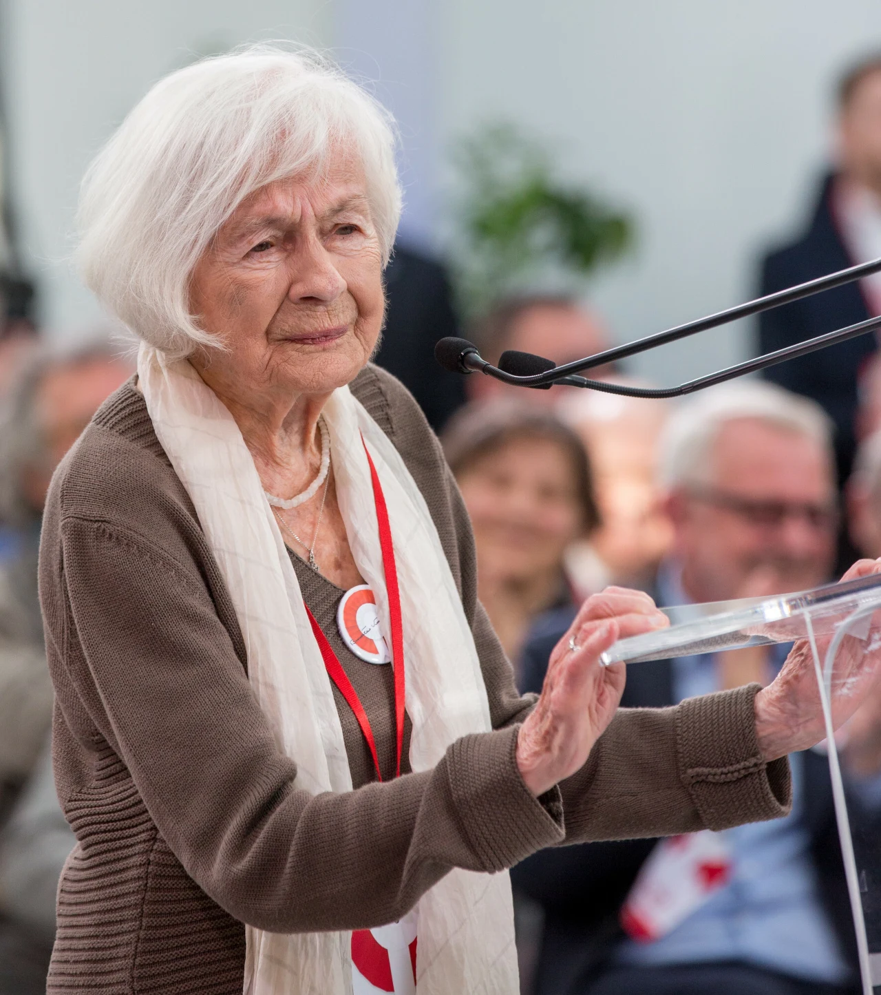 Danuta Szaflarska w 2015 roku 