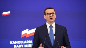 Rząd przyjął projekt zmian w podatkach. Teraz trafi do Sejmu. Nz. premier Mateusz Morawiecki