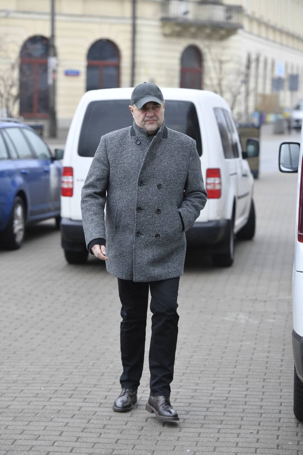 Cezary Żak na pogrzebie Barbary Krafftówny