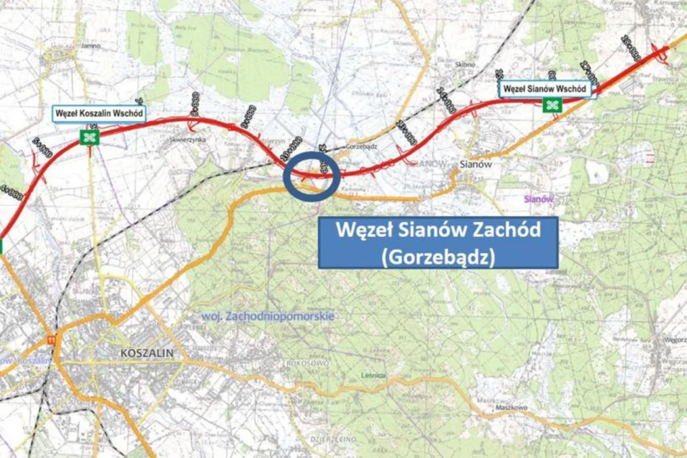  Wykonawcą obwodnicy Koszalina i Sianowa zostało konsorcjum firm Polbud Pomorze i Colas