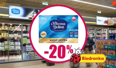 Masło 20% taniej w Biedronce. Ta oferta naprawdę się opłaca!
