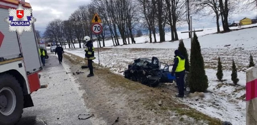 Do tragicznego w skutkach wypadku doszło w sobotę rano w Zagrodach w powiecie biłgorajskim.