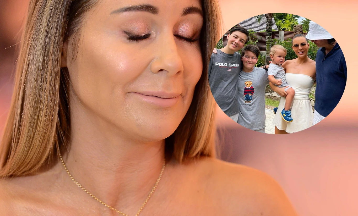 Małgorzata Rozenek z rodziną Małgorzata Rozenek z rodziną