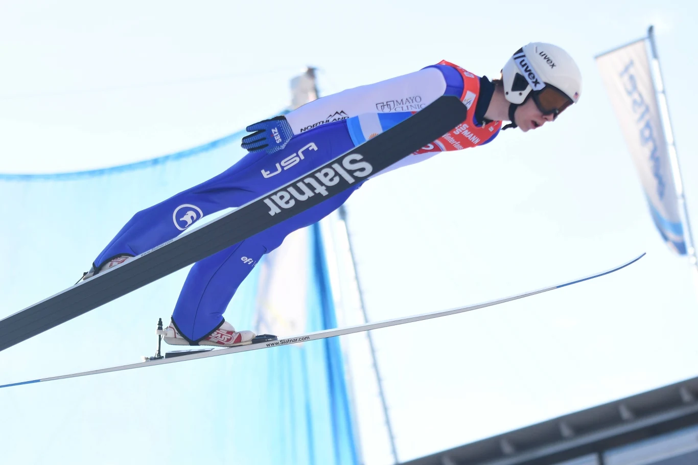 Pekin 2022. Skoki narciarskie. Na zdjęciu Patrick Gasienica Pekin 2022. Skoki narciarskie. Na zdjęciu Patrick Gasienica