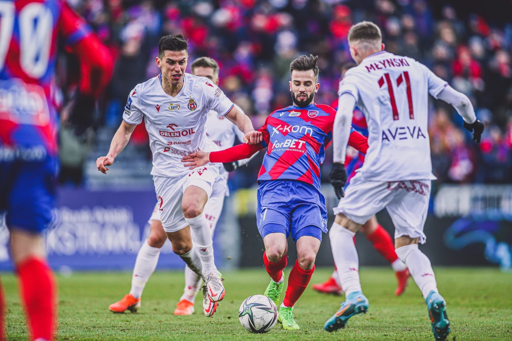 Mecz Raków Częstochowa - Wisła Kraków Mecz Raków Częstochowa - Wisła Kraków