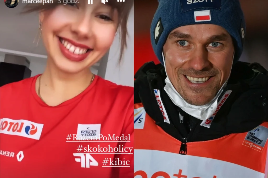 Marcelina Ziętek kibicuje Żyle 