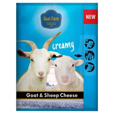 Goat Farm Ser topiony z sera koziego i owczego w plastrach 100 g - 1