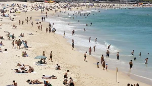 Bondi Beach w Australii. Kraj ten otwiera się dla zaszczepionych turystów