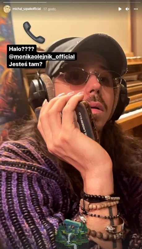 Michał Szpak na IG @michal_szpakofficial