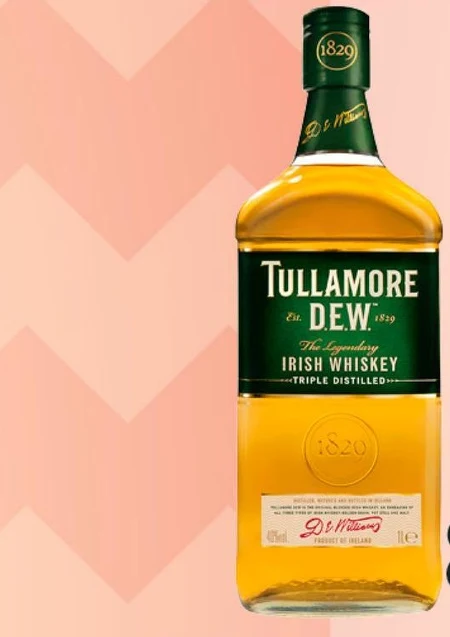 Tullamore D.E.W. Irlandzka whiskey 1 l