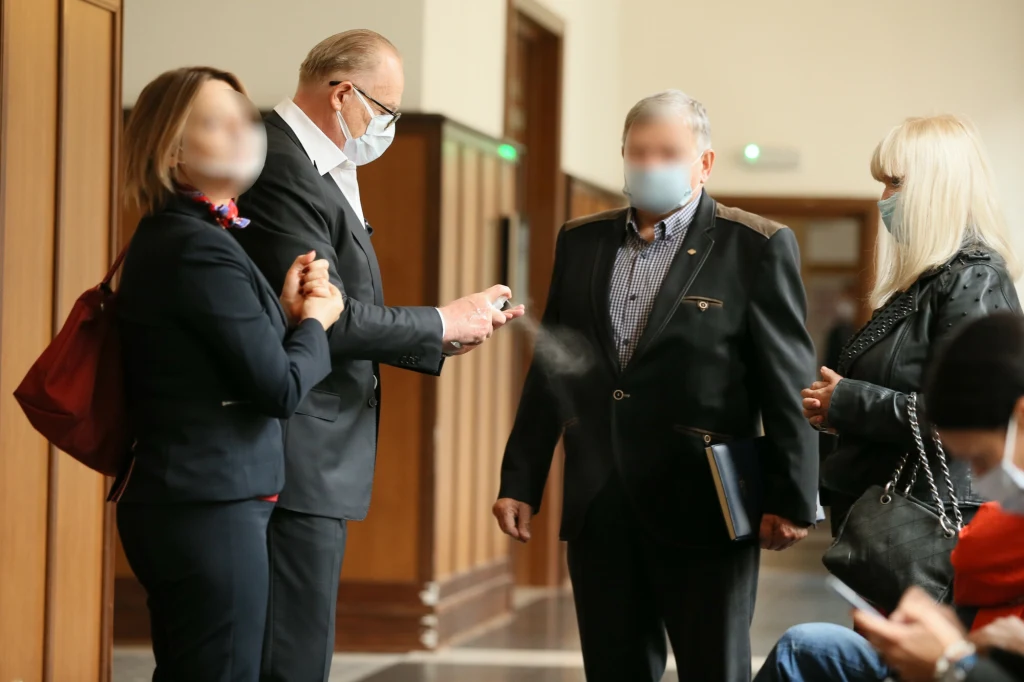 Andrzej Dużyński w sądzie Andrzej Dużyński w sądzie