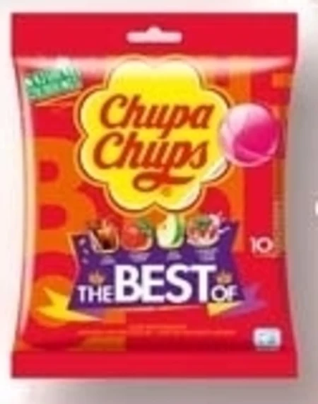 Chupa Chups The Best Of Lizaki wielosmakowe 120 g (10 sztuk)