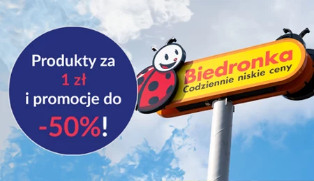 Biedronka oferuje nowe promocje! Niektóre produkty kosztują tylko 1 zł!