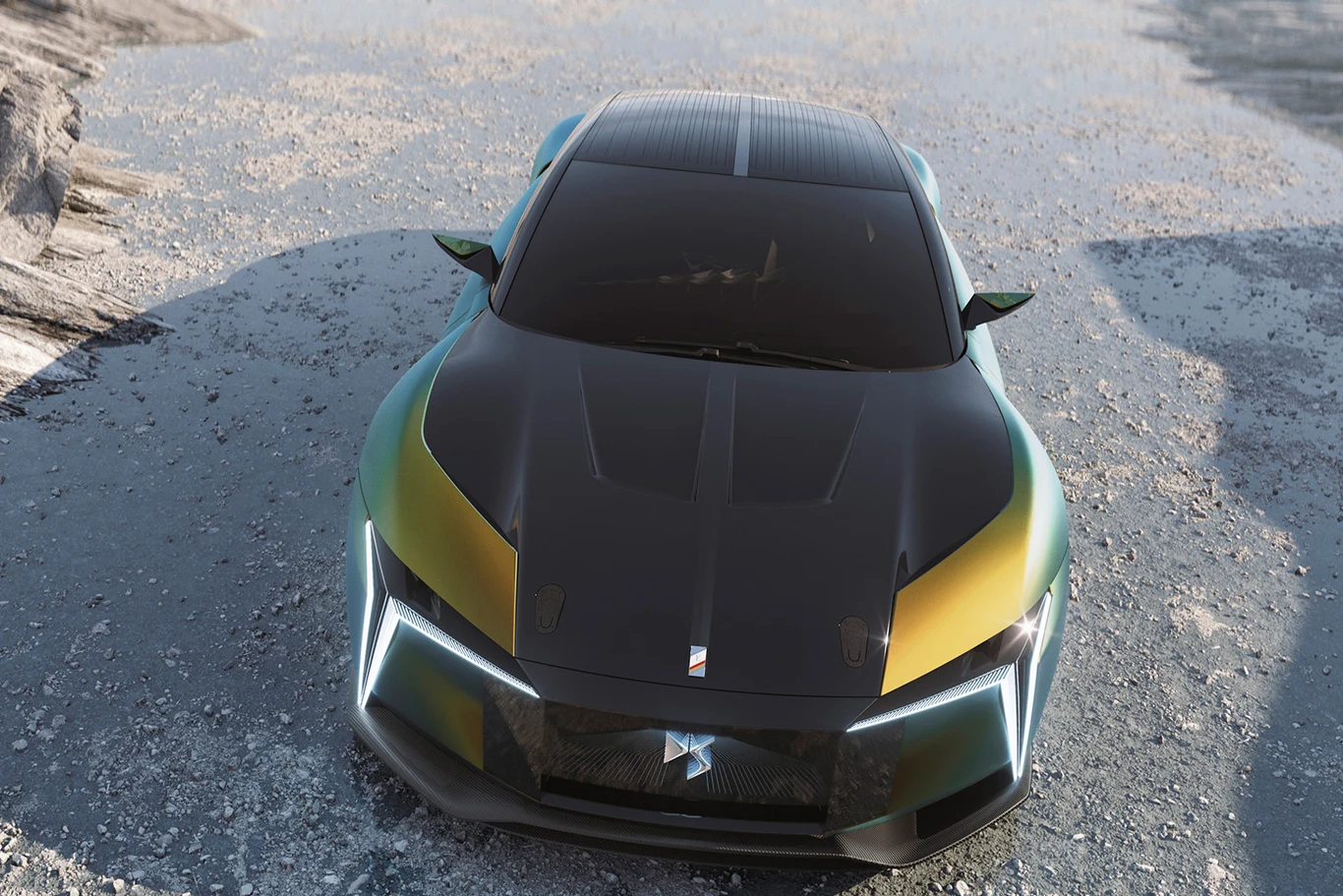 DS E-TENSE PERFORMANCE jest jednoosobowym superautem korzystającym z technologii stosowanej w Formule E