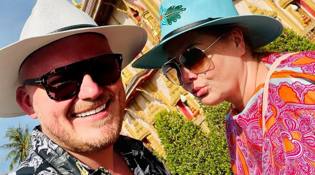 Katarzyna Niezgoda promienieje w towarzystwie swojego ukochanego