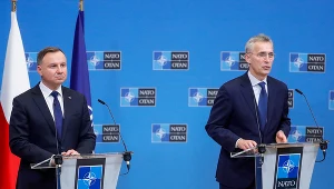 Konferencja prezydenta RP Andrzeja Dudy i szefa NATO Jensa Stoltenberga