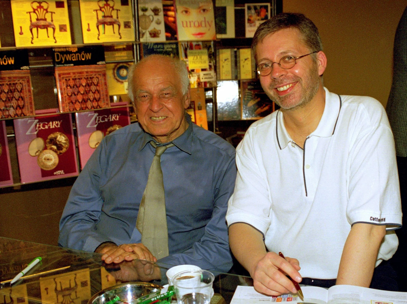 Tomasz Raczek i Zygmunt Kałużyński 