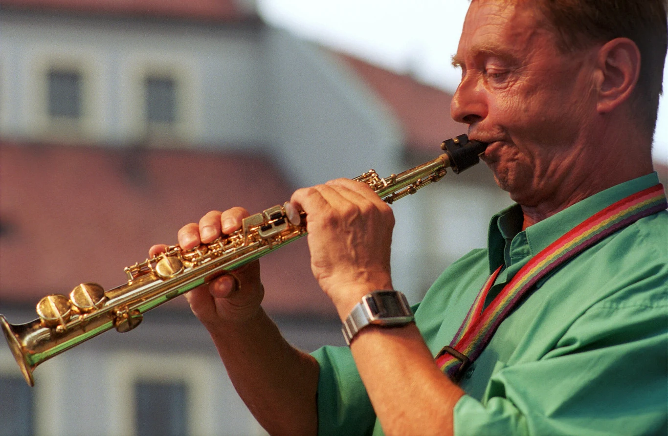 Zbigniew Namysłowski na scenie, 2003 rok Zbigniew Namysłowski na scenie, 2003 rok