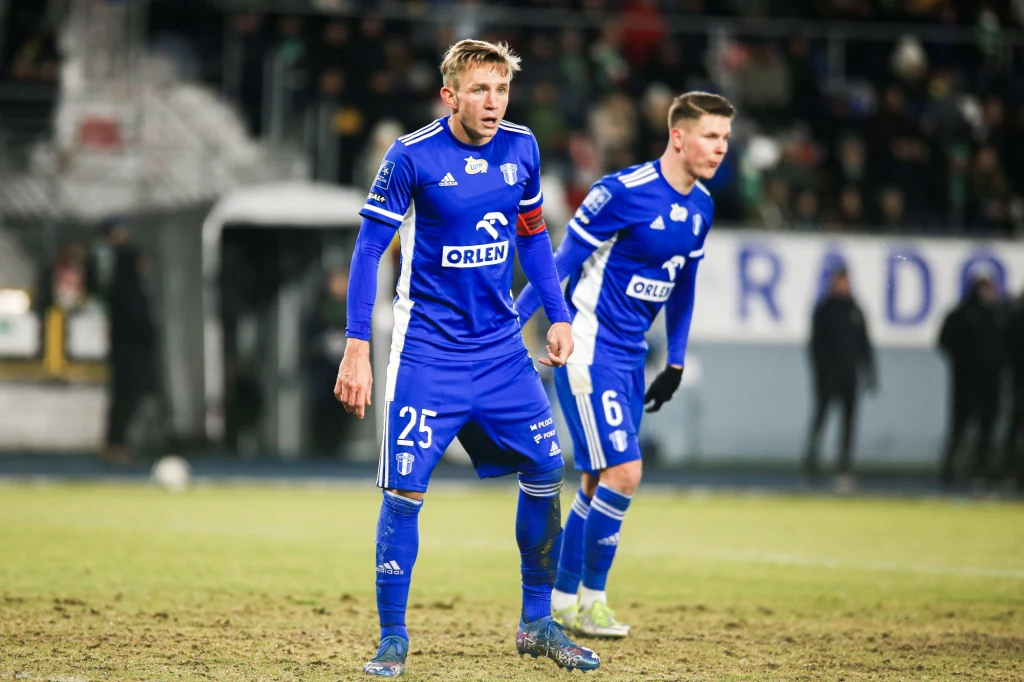 Jakub Rzeźniczak podczas meczu Radomiak - Wisła Płock Jakub Rzeźniczak podczas meczu Radomiak - Wisła Płock