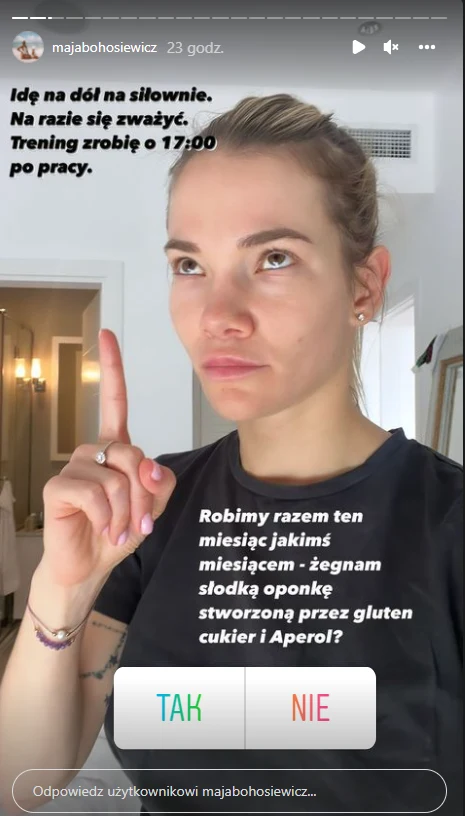 Maja Bohosiewicz odchudza się na IG @majabohosiewicz