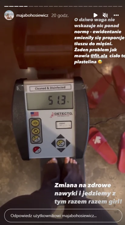 Maja Bohosiewicz odchudza się na IG @majabohosiewicz