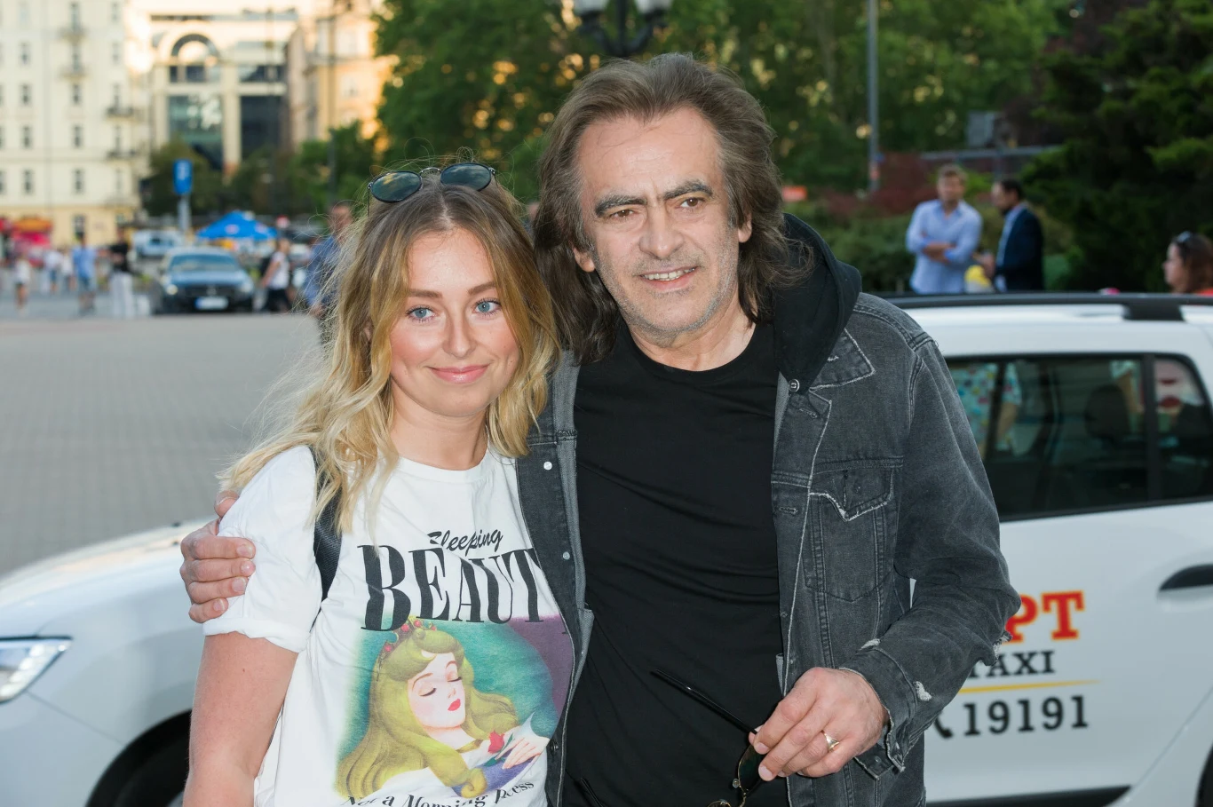 Witold Paszt z córką, 2019 rok Witold Paszt z córką, 2019 rok