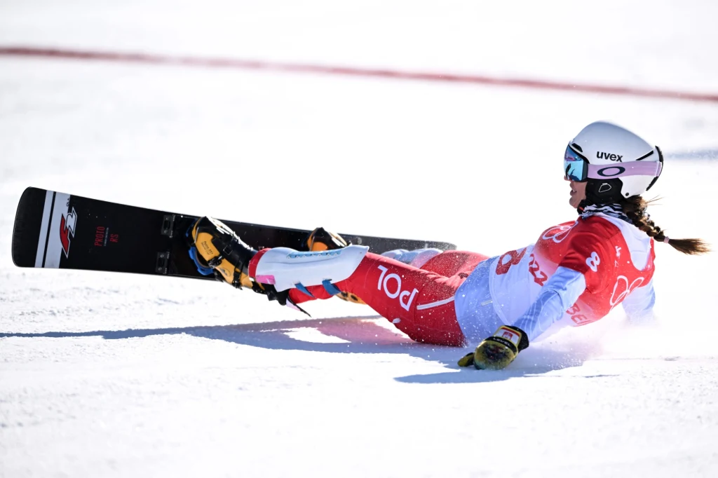 Pekin 2022. Aleksandra Król podczas slalomu równoległego