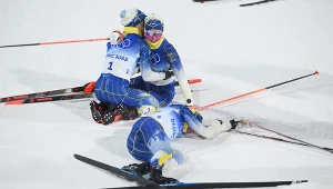 Wyczerpane Szwedki po sprincie